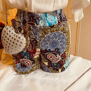 New York & company Paisley Print Fabric